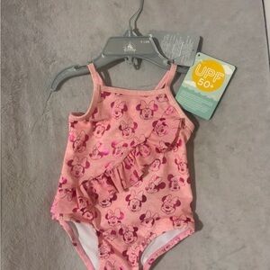 Disney Pink Minnie Mouse One-Piece Swimsuit